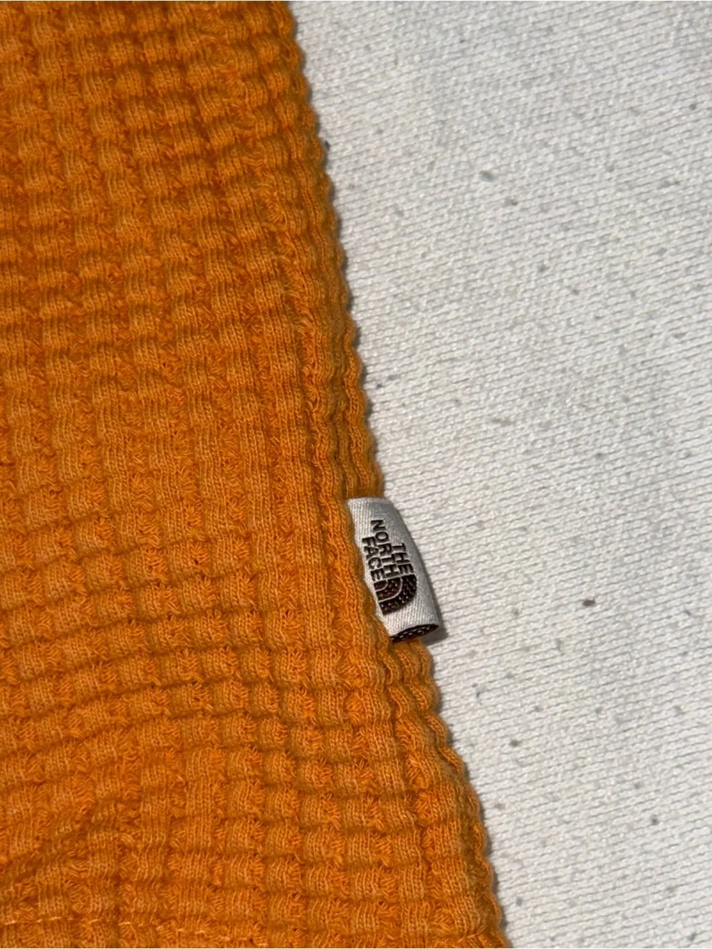 The North Face Women’s Waffle Knit Thermal Pullover Orange
